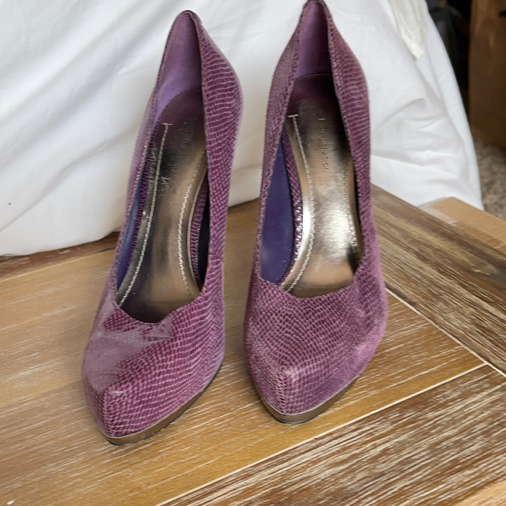 Plum colored heels